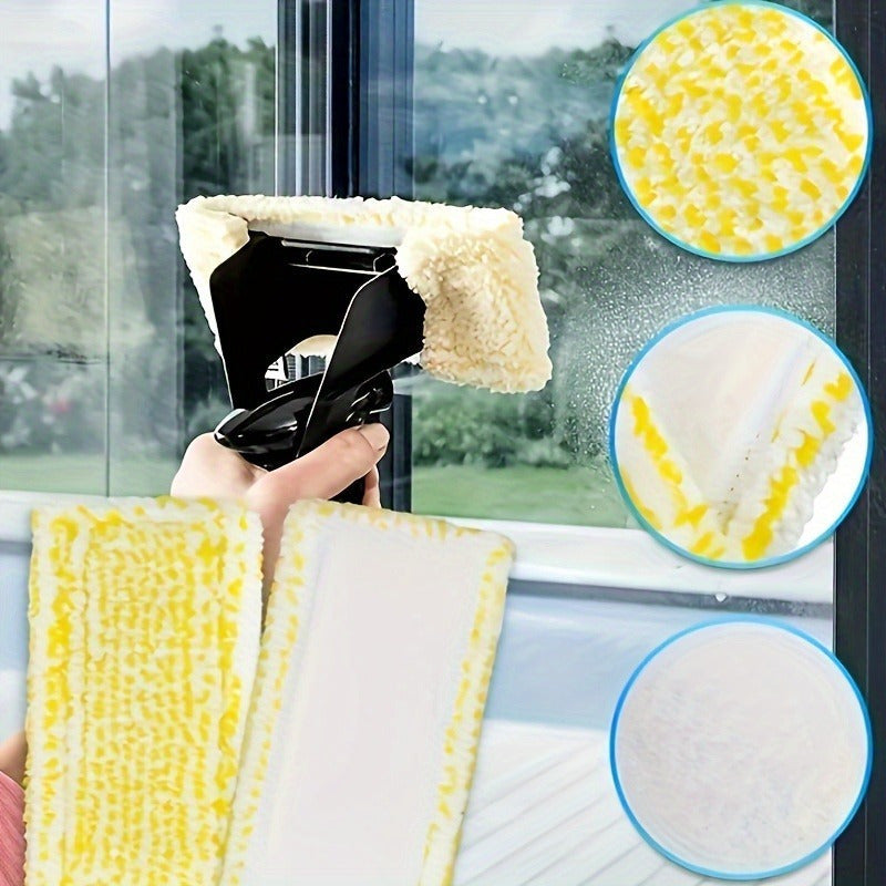 Get a 2-Pack of Ultra Absorbent Microfiber Mop Pads that are Compatible with Karcher WV2 WV5 - Reusable Cloth Pads Perfect for Window and Household Cleaning Tasks