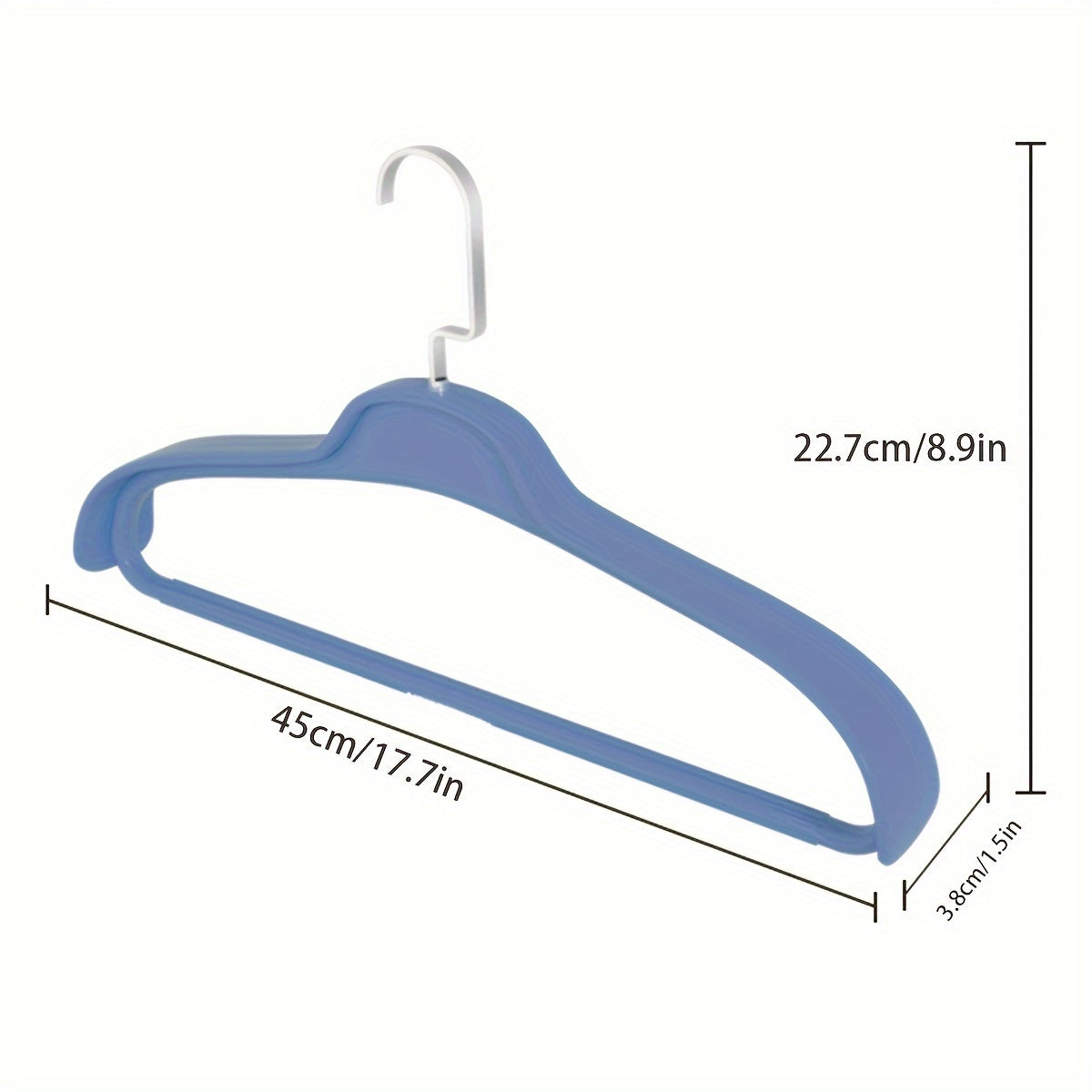 5 WongGirlWear non-slip coat hangers designed for men's suits and coats, made of durable grey PP material. Ideal for home and wardrobe use.