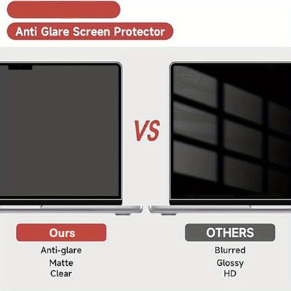 39.62cm matte anti-glare screen protector for laptops with 16:9 display, scratch & dust resistant, includes easy install kit.