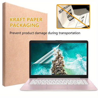 39.62cm matte anti-glare screen protector for laptops with 16:9 display, scratch & dust resistant, includes easy install kit.