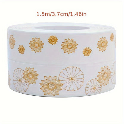 High-quality waterproof sealing strip for bathrooms designed for aesthetically pleasing room decoration, with self-adhesive backing, attractive seam stickers, easy to clean, mold-resistant