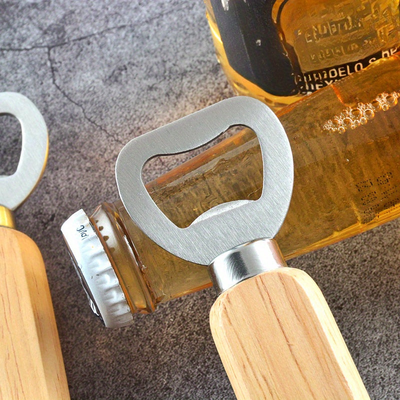 Wooden bottle opener set of 10 or 20 - ideal for opening beer, wine, and soda bottles in home bars and kitchens. Durable, handheld design with comfortable grip. Great for daily use or gifting.