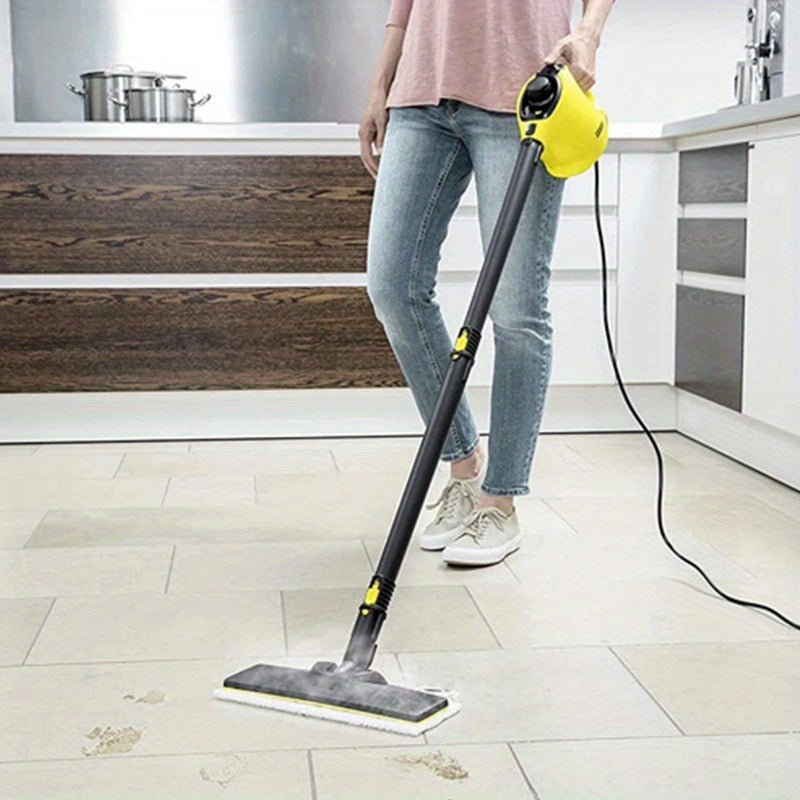 Karcher Easyfix SC2 SC3 SC4 SC5 bug'ulash tozalagichi uchun aksessuar sifatida mo'ljallangan matodan yasalgan ikki dona mop boshliqlari. Bu mikrotozalovchi mop padlari, shuningdek, mop matolari deb ham ataladi, zaxira qismlar sifatida mavjud.