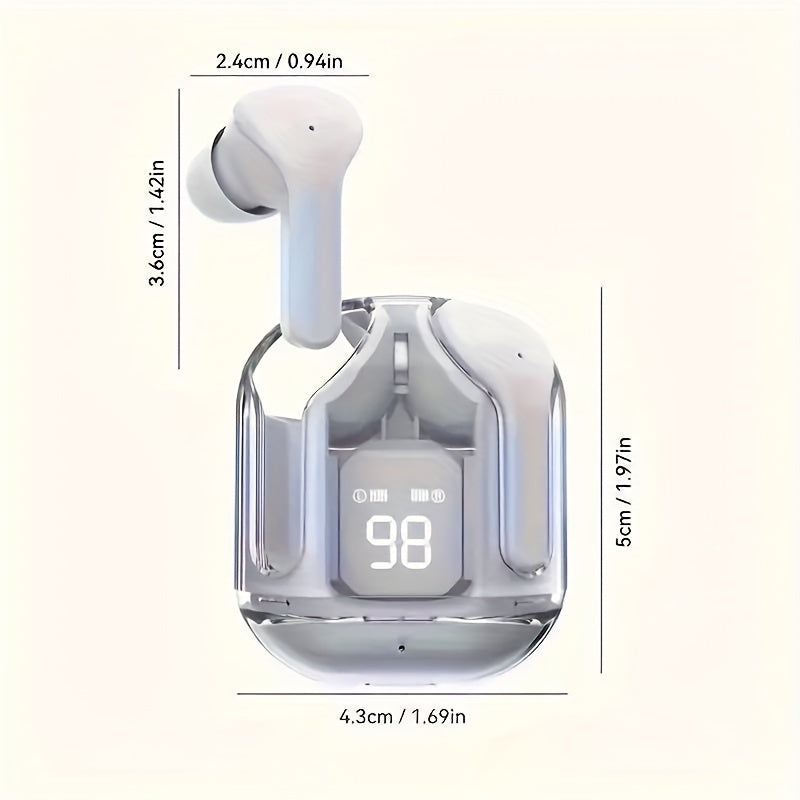 New earphones with long-lasting battery and high-quality sound.