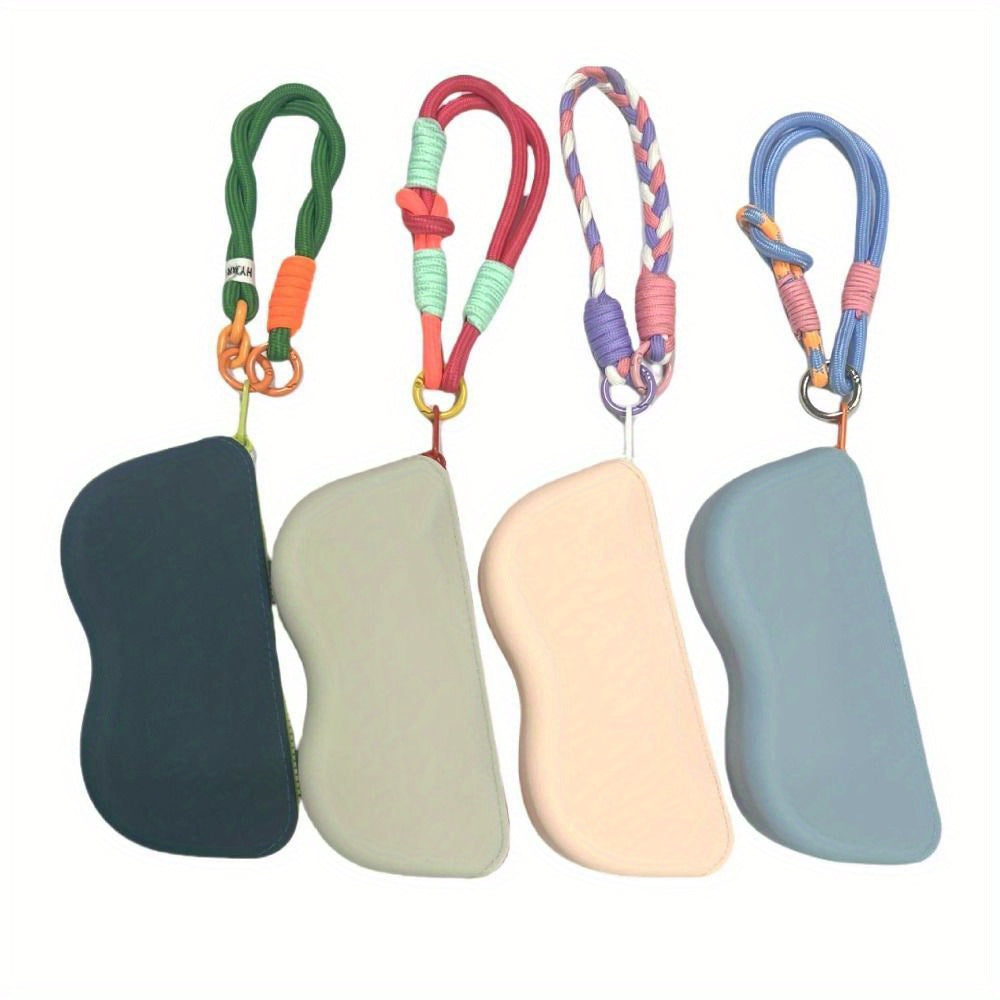 Durable Silicone Glasses Pouch - Stylish, Water-Resistant & Protective Eyewear Case in Assorted Colors