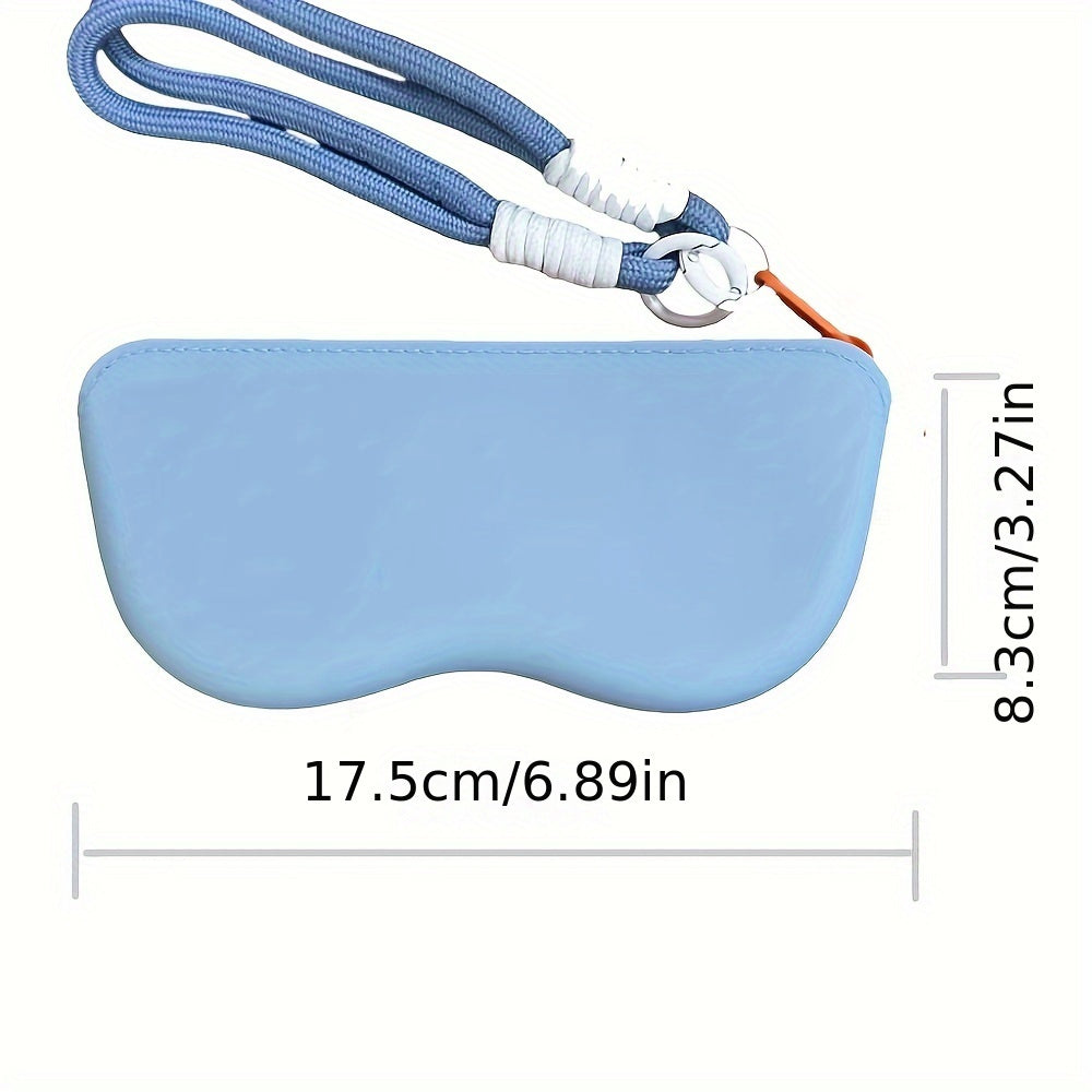 Durable Silicone Glasses Pouch - Stylish, Water-Resistant & Protective Eyewear Case in Assorted Colors