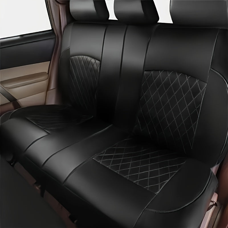 High-end PU leather car seat cover set, scratch-resistant and durable for most vehicles.