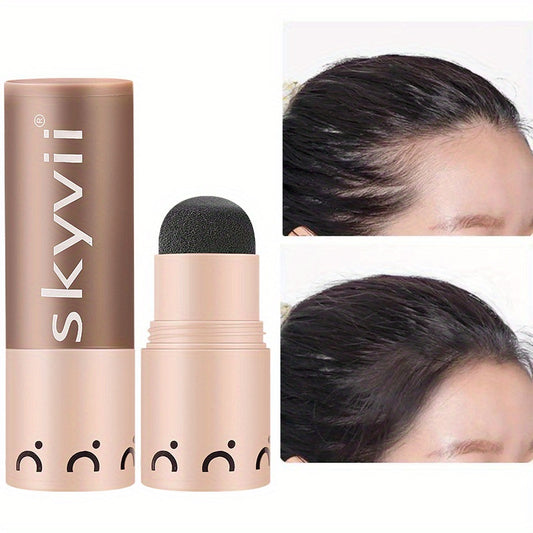 Waterproof Hairline Concealer Stick for covering gray hair and roots. Plant-based squalane for enhanced coverage. Sweatproof and all-day waterproof.