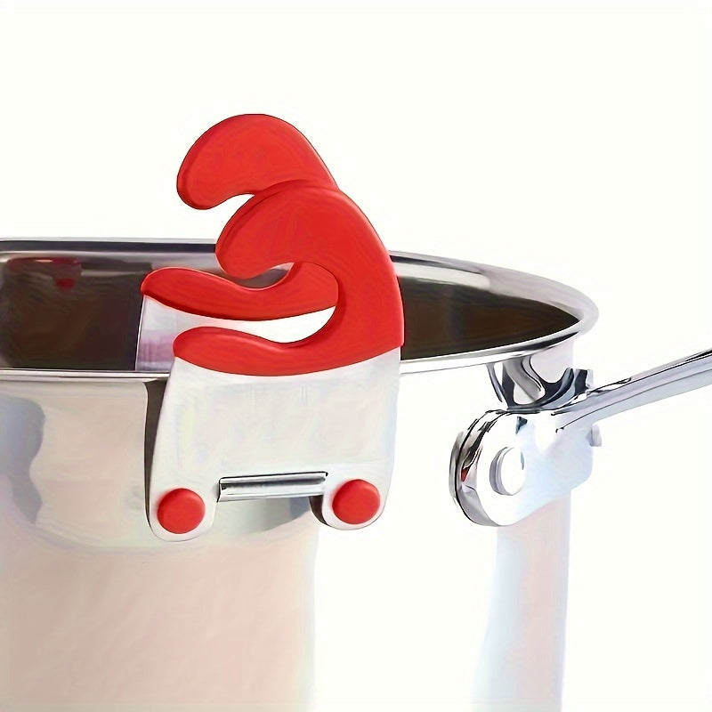 Wishing you a blessed Eid Al-Adha! Introducing the 1pc Multifunctional Stainless Steel Pot Edge Grip Holder. This non-slip side clip is perfect for soup spoons and doubles as an anti-scald pot support rack. A must-have kitchen tool for cooking and food