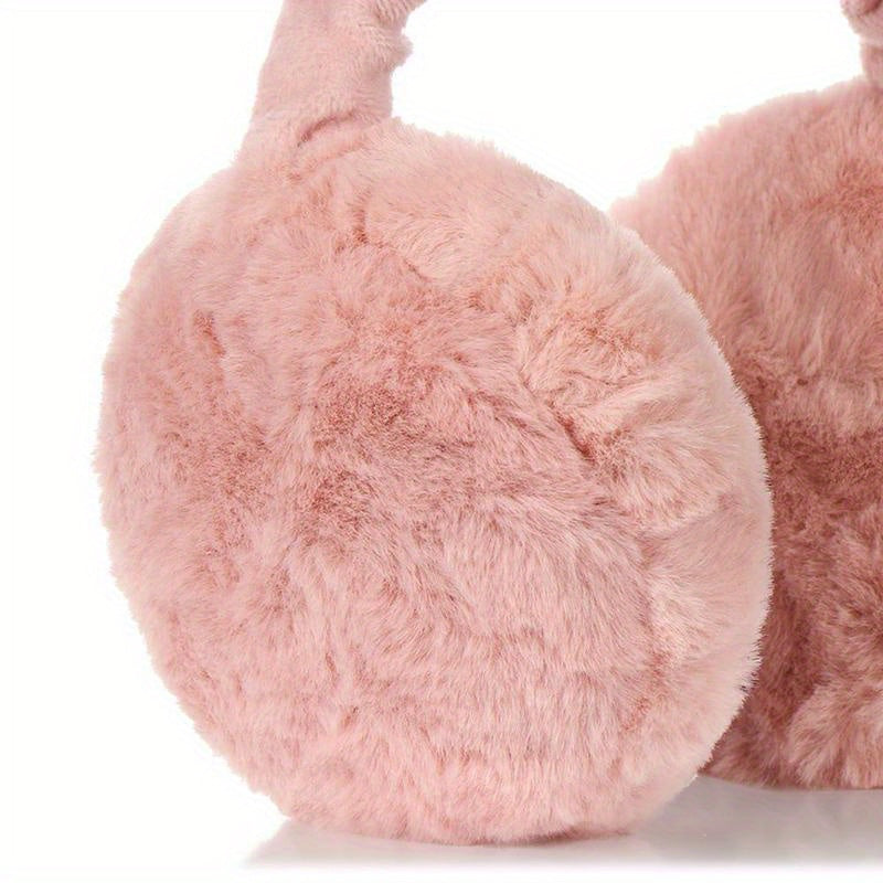 Stay warm and cozy this winter with our plush earmuffs! Made of polyester, these earmuffs are hand wash only and come in a convenient 1-pack. Their foldable design makes them easy to store, while the soft and fuzzy material provides comfortable warmth