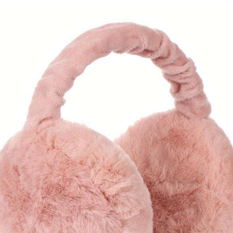 Stay warm and cozy this winter with our plush earmuffs! Made of polyester, these earmuffs are hand wash only and come in a convenient 1-pack. Their foldable design makes them easy to store, while the soft and fuzzy material provides comfortable warmth