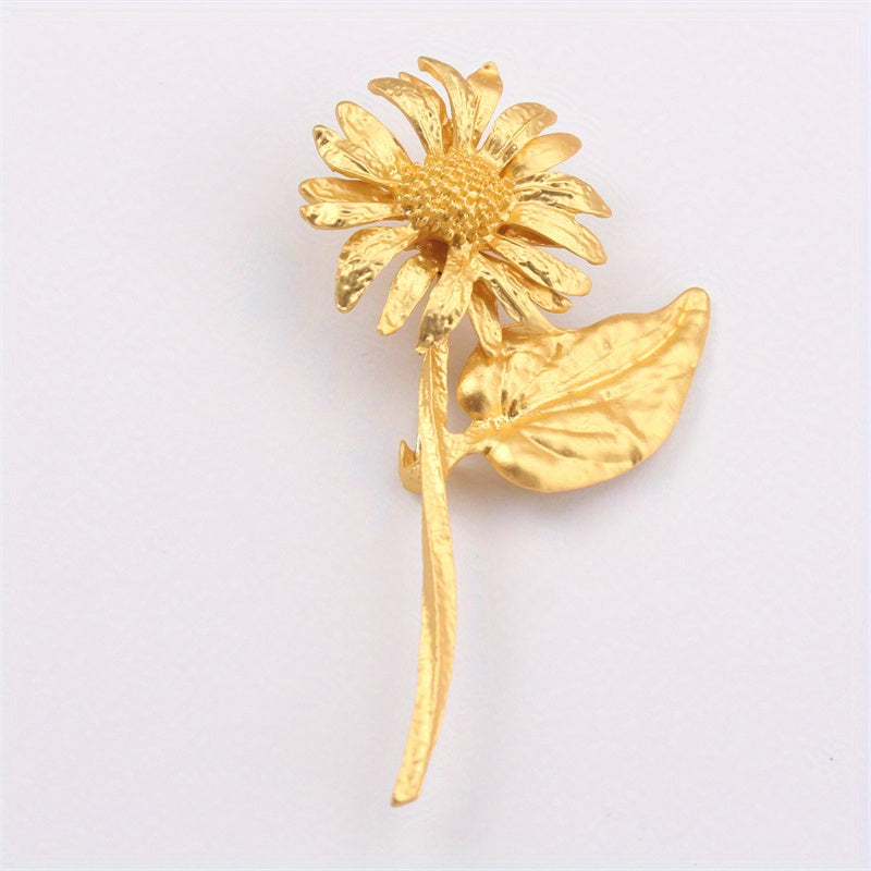 Stylish Enamel Flower Brooch - Ideal for Holiday Season, Travel & Everyday Elegance | Multi-functional Accent for Outfits, Purses & Headwear