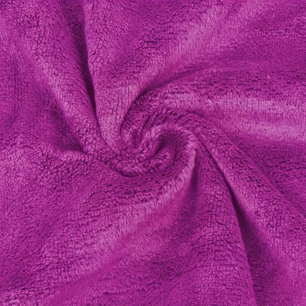 5-pack of burgundy towels and cloths made from skin-friendly, alcohol-free ultrafine fiber for all skin types.