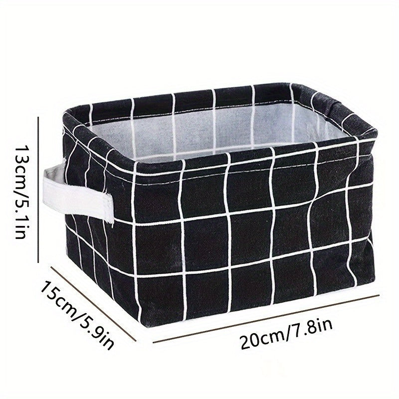 Multipurpose foldable storage organizer with handle. Waterproof and dustproof. Ideal for organizing underwear, socks, cosmetics, and more in the bathroom.