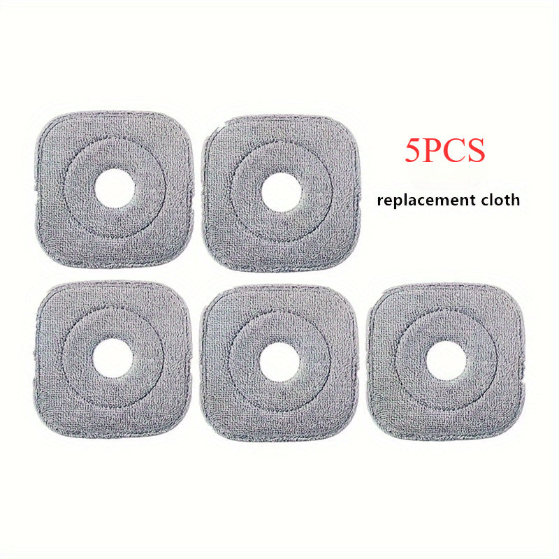 Replace your worn-out mop cloths with this set of 5 Mop Replacement Cloths. These cloths are designed for use with rotary hands-free mop buckets and flat mops, providing a strong decontamination effect. Suitable for cleaning various floors and windows