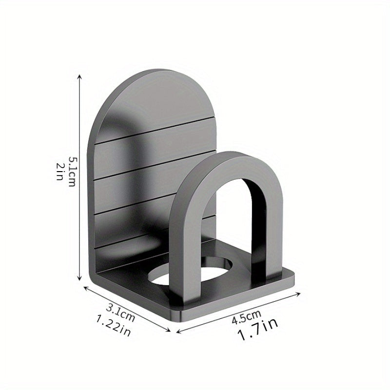 С легкостью закрепите кухонную мойку с помощью 2-Pack Carbon Steel Sink Organizer. Этот металлический органайзер идеально подходит для хранения губок и крышек для кастрюль, и его можно легко закрепить на стене без необходимости сверления.