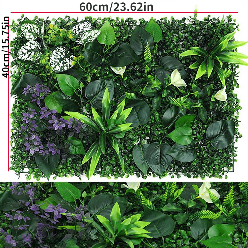 Artificial green wall with background, plants for front door, lawn grass wall, and artificial plant wall.