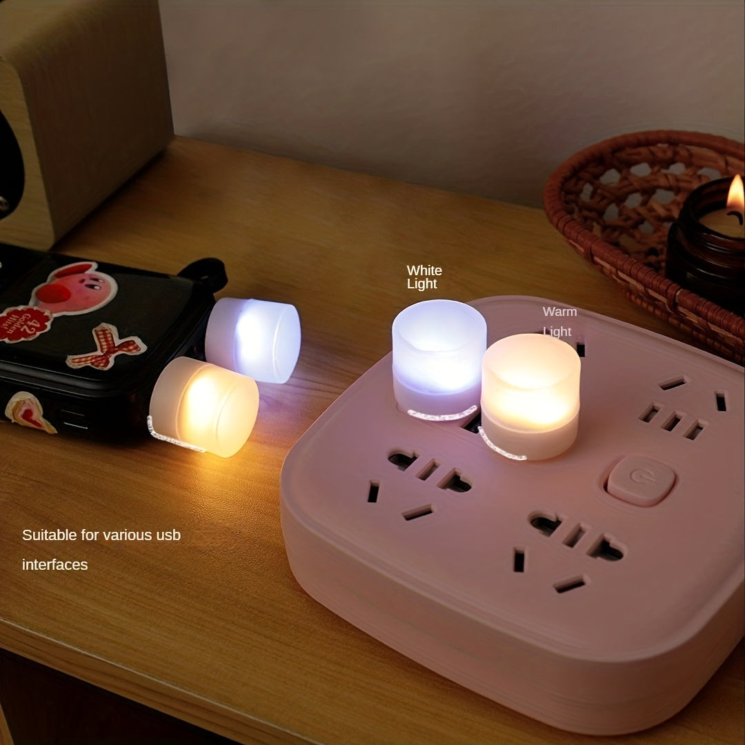 New portable USB LED light, perfect for creating a cozy atmosphere in the bedroom, while saving energy and providing gentle illumination for a good night's sleep. Ideal as a gift or decoration.