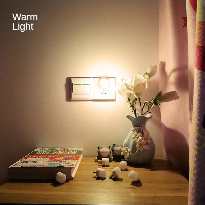 New portable USB LED light, perfect for creating a cozy atmosphere in the bedroom, while saving energy and providing gentle illumination for a good night's sleep. Ideal as a gift or decoration.