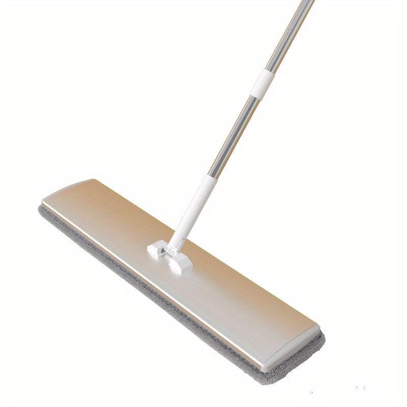 Multipurpose Aluminum Alloy Flat Mop with Stainless Steel Telescopic Handle - Ideal for Industrial and Home Use, Wet or Dry Cleaning in Living Room, Bedroom, Bathroom, Kitchen, and More - Available in Various Sizes for Easy Cleaning