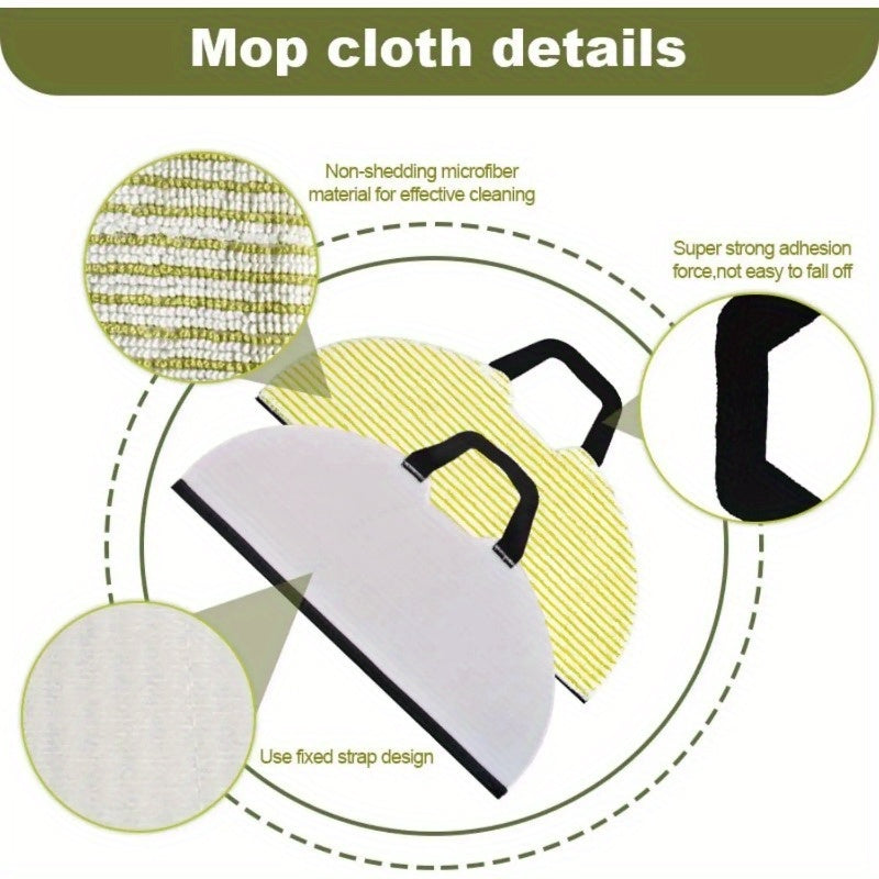 Washable and Reusable Replacement Mop Pad for Shark RV2610WA AV2610WA RV2620WD RV2410WD RV2610WFUS Robot Vacuum Cleaner