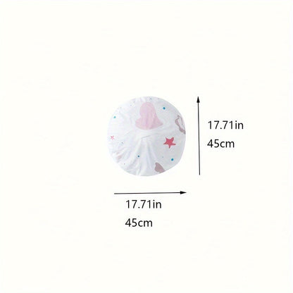 Universal Waterproof Fan Cover, Dustproof Protection for Floor-Standing Fans, Three-Dimensional Round Electric Fan Cover with Random Pattern Design - 1 Piece