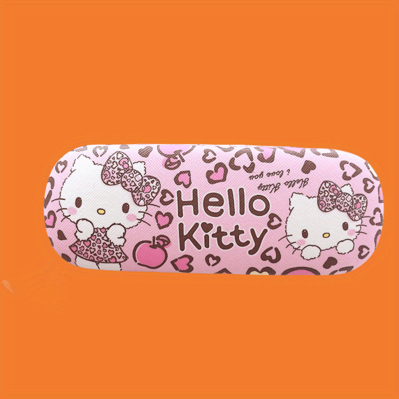 Women's Sanrio Hello Kitty Fashion Glasses Case made of tough silicone, designed to resist scratches and pressure.