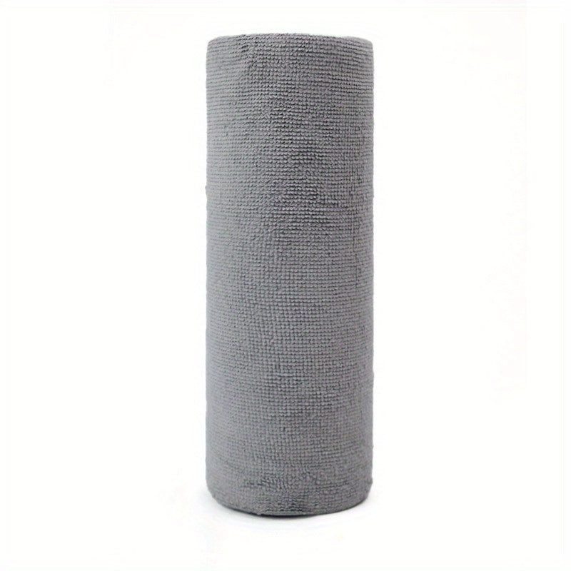 1 roll containing 25 single-use microfiber cleaning wipes for household kitchen use, serving as a convenient dishcloth or paper towel replacement option.