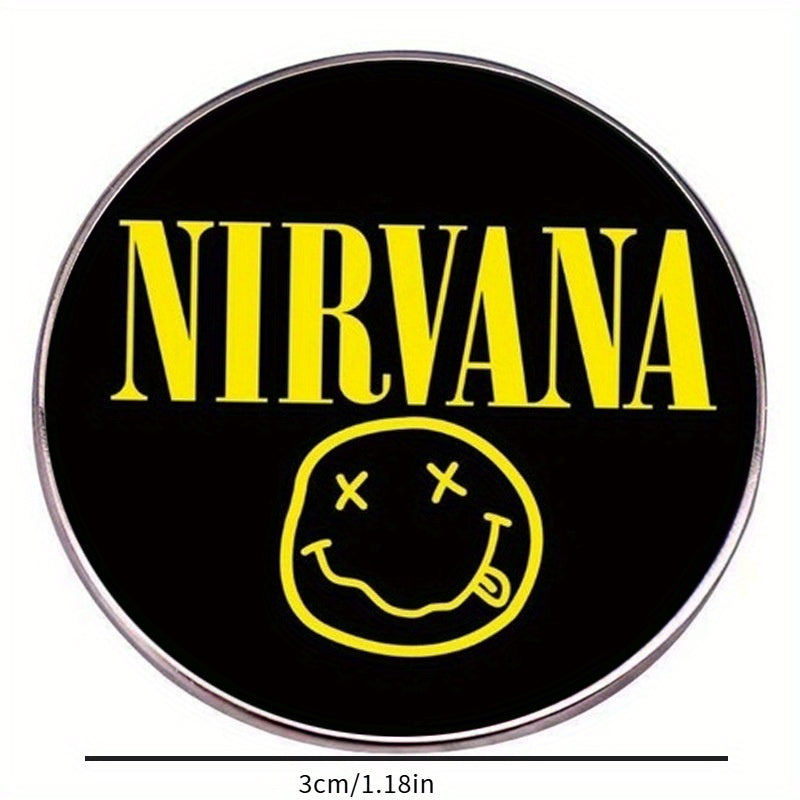 Golden Punk Rock Music Pin for the Band Belongs to Golden Badge Accessory.