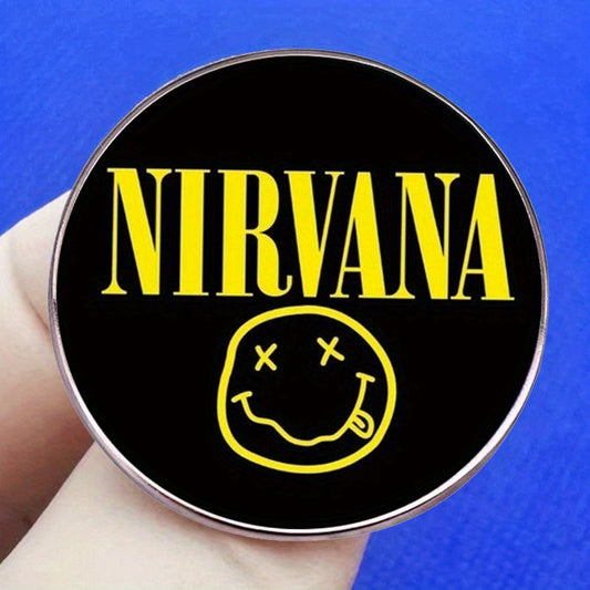 Golden Punk Rock Music Pin for the Band Belongs to Golden Badge Accessory.