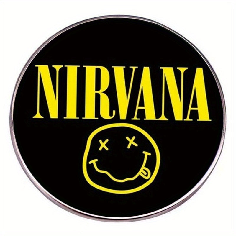 Golden Punk Rock Music Pin for the Band Belongs to Golden Badge Accessory.