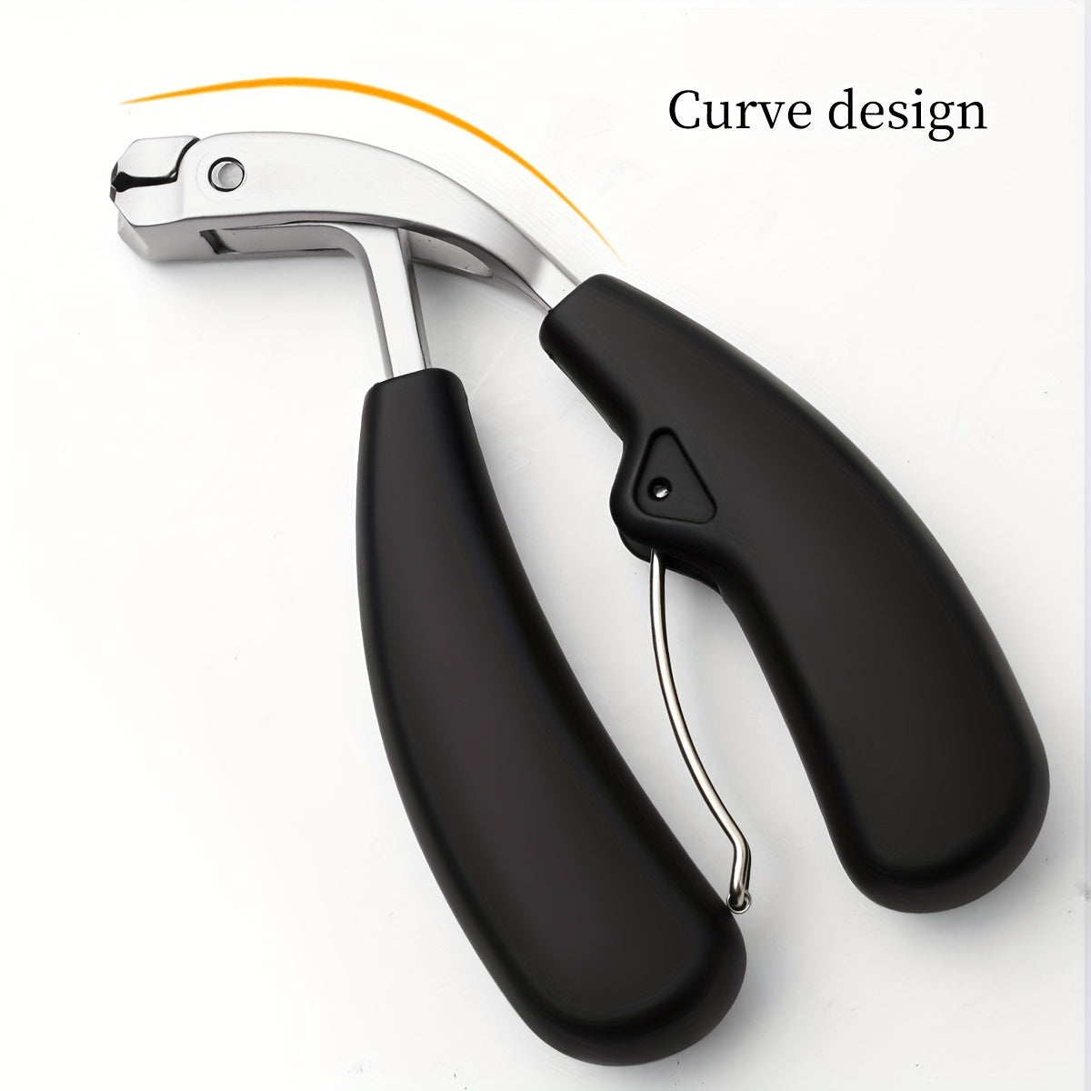 Professional Nail Clippers for Men and Seniors with Wide Opening, Sharp Stainless Steel Blade, and Long Handle.