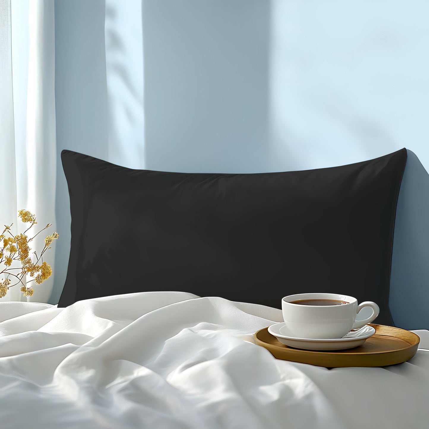 Indulge in the comfort of our luxurious twill natural fiber pillowcase, designed to be soft, breathable, and machine washable for your convenience. Ideal for use in bedrooms, guest rooms, and hotels, this pillowcase also makes a perfect gift for