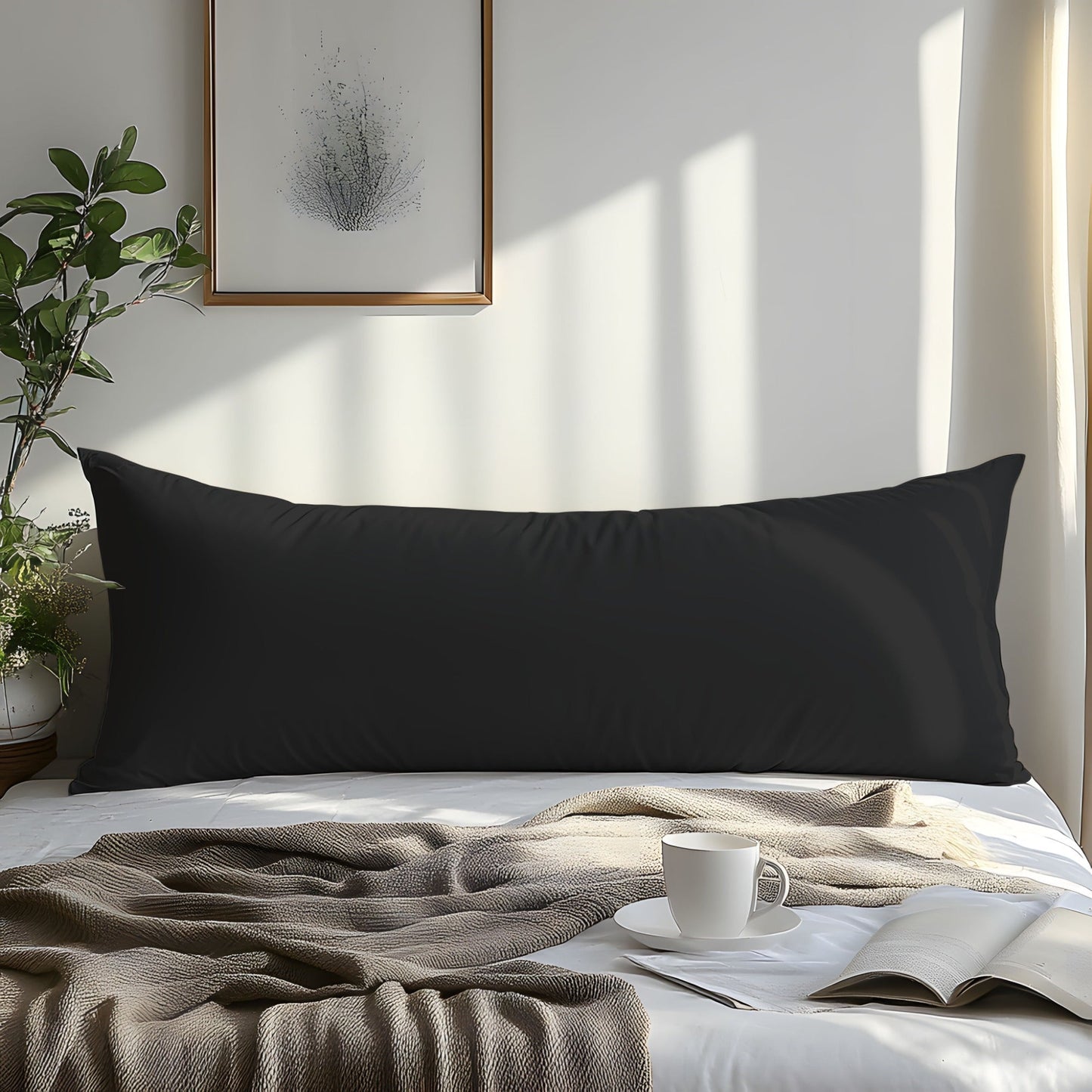 Indulge in the comfort of our luxurious twill natural fiber pillowcase, designed to be soft, breathable, and machine washable for your convenience. Ideal for use in bedrooms, guest rooms, and hotels, this pillowcase also makes a perfect gift for