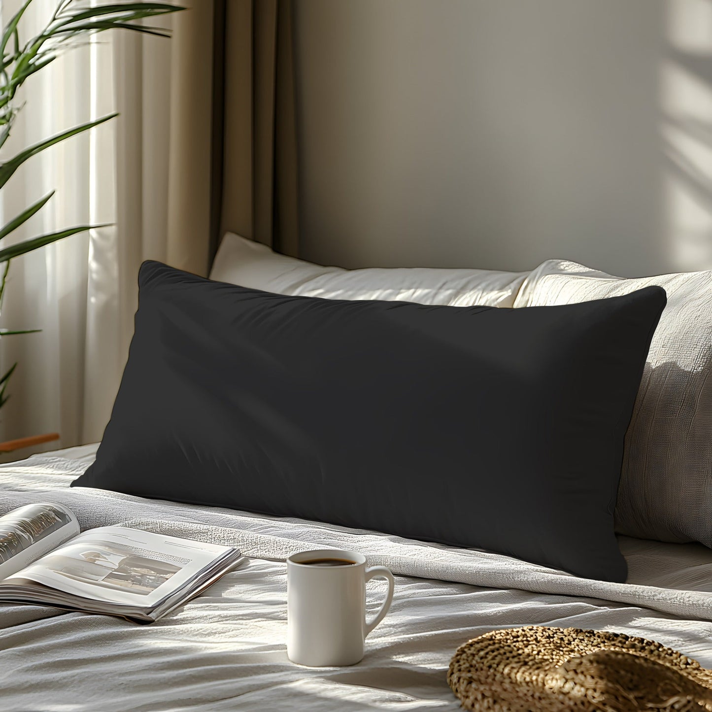 Indulge in the comfort of our luxurious twill natural fiber pillowcase, designed to be soft, breathable, and machine washable for your convenience. Ideal for use in bedrooms, guest rooms, and hotels, this pillowcase also makes a perfect gift for