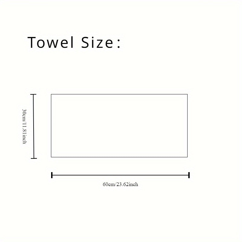 High-density towel, measuring 30.0*59.99cm, is a highly absorbent and practical gift and souvenir.