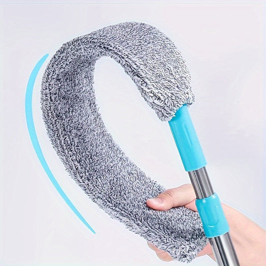 Washable Bed Bottom Cleaning Duster - Retractable Crevice Dusting Brush - Flexible Duster for Sofa, Furniture, and Floor Cleaning - No Battery Required - Suitable for Living Room, Bedroom, Bathroom, Toilet, Patio - 1 piece