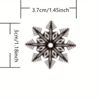 These Christmas Window Decals include 80 removable static cling snowflake stickers in white, perfect for holiday glass decor. They require no electricity or feathers to adhere.