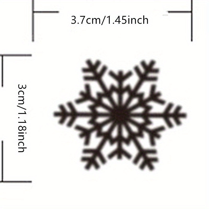 These Christmas Window Decals include 80 removable static cling snowflake stickers in white, perfect for holiday glass decor. They require no electricity or feathers to adhere.