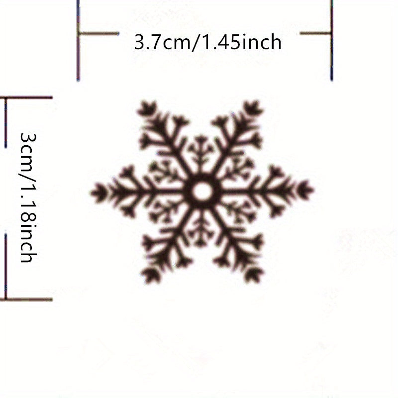 These Christmas Window Decals include 80 removable static cling snowflake stickers in white, perfect for holiday glass decor. They require no electricity or feathers to adhere.