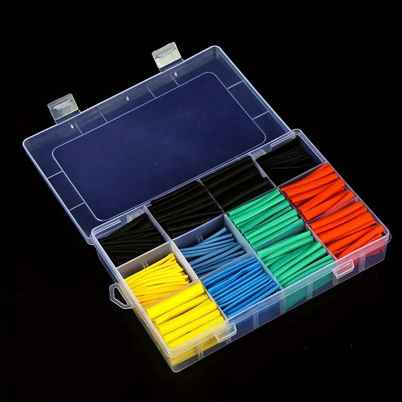 Thermoresistant heat-shrink tubing kit for electrical cable insulation protection.