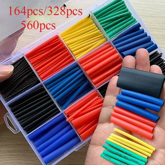 Thermoresistant heat-shrink tubing kit for electrical cable insulation protection.