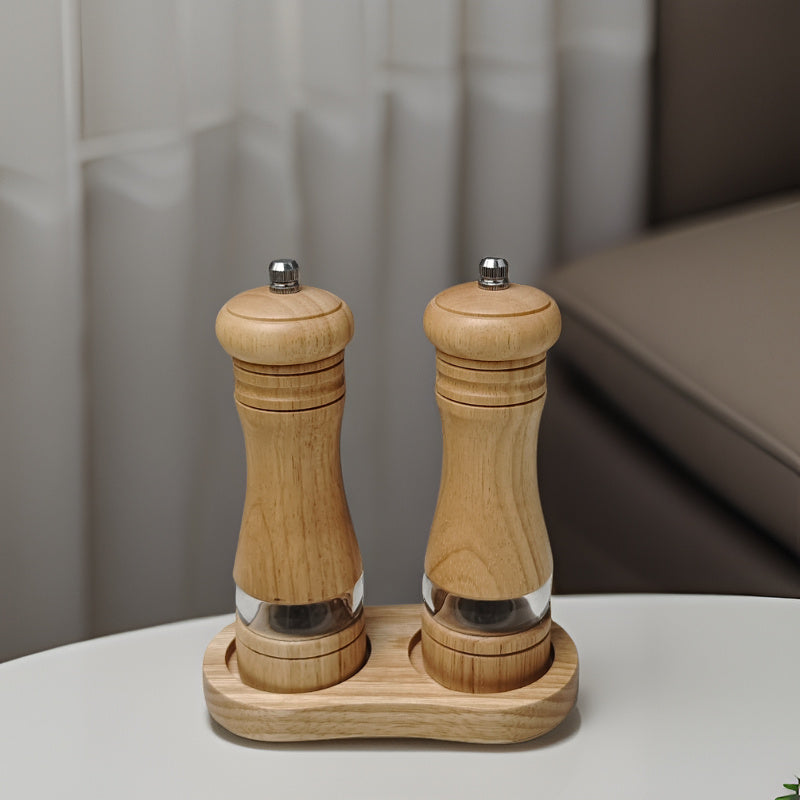 Must-Have Kitchen Tools: Versatile Wood Salt and Pepper Grinders