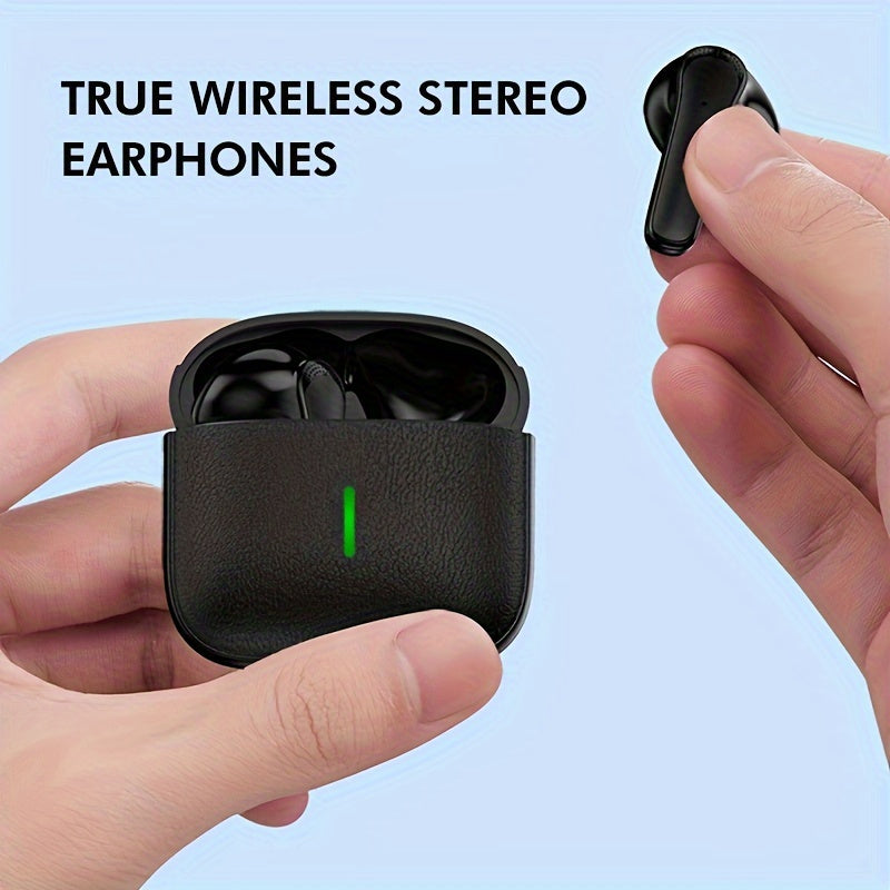 Wireless earbuds with long battery life and touch controls for Android and iPhone.