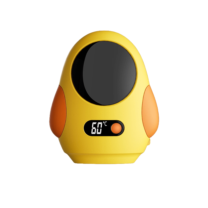 Get Your Hands on the Adorable Penguin Hand Warmer - Stay Warm Anytime, Anywhere with Instant Heat and Temperature Display, Handy USB Rechargeable Electric Heater for Both Men and Women, Ideal Holiday Present.