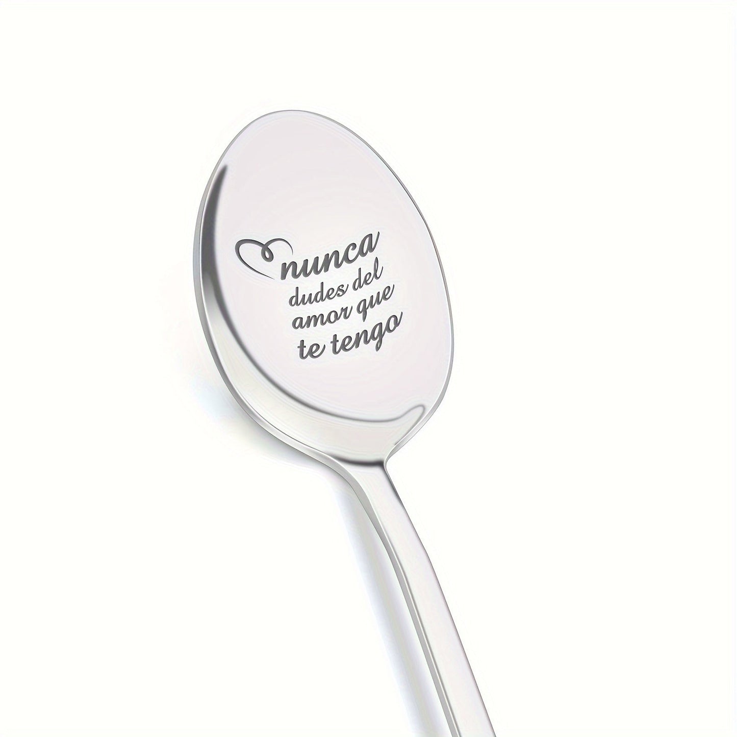 Stainless Steel Spoon, Personalized Creative Letter Tableware Set - Perfect Holiday, Valentine's Day, Christmas, Anniversary Gift for Couples, Boyfriend, Girlfriend, Wife, Husband