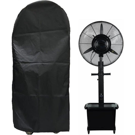 Protect your outdoor water spray cooling fan with this heavy-duty waterproof cover made of 420D polyester. Designed to keep your fan dust-free and in top condition, this cover is ideal for storing your patio misting fan when not in use. Fan not included.