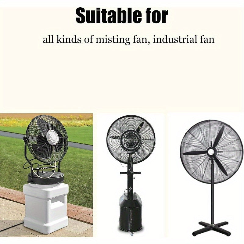 Protect your outdoor water spray cooling fan with this heavy-duty waterproof cover made of 420D polyester. Designed to keep your fan dust-free and in top condition, this cover is ideal for storing your patio misting fan when not in use. Fan not included.