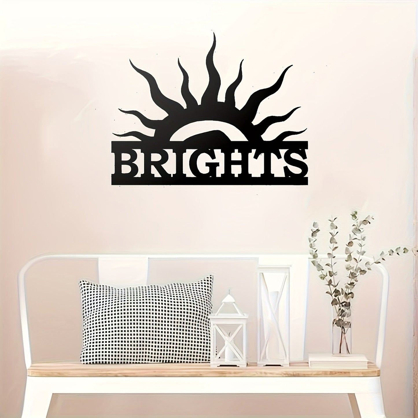 Add a touch of Art Deco style to your space with this stunning Sunflower Metal Sign - featuring a high-quality durable textured powder coated finish. This artistic wall decor is weather-resistant and perfect for the living room or bedroom. Makes a unique