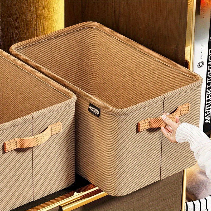 Steel frame storage basket, rust-free and lightweight for home & office organization